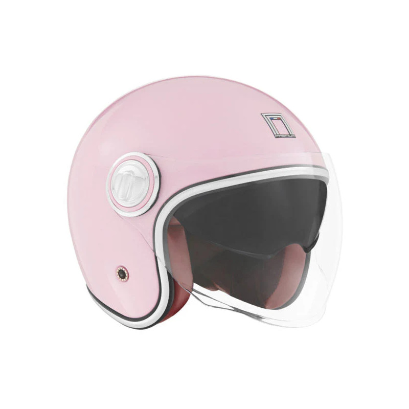 Nox Kask Premium Otwarty Jet Heritage Różowy