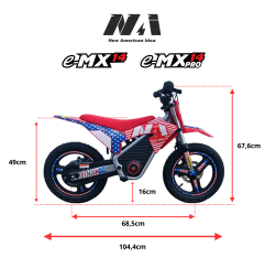 NAI e-MX 14 motocykl cross elektryczny dla dzieci