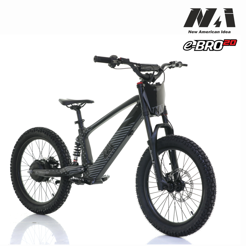 NAI e-BRO 20 motocykl elektryczny dla dzieci czarny Model 2026