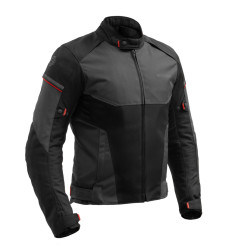 Broger kurtka motocyklowa tekstylna Grid Black Dark Grey Red
