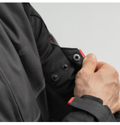 Broger kurtka motocyklowa tekstylna Grid Black Dark Grey Red