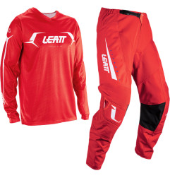 Leatt strój moto cross enduro atv Red
