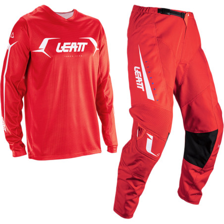 Leatt strój moto cross enduro atv Red