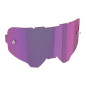 Leatt szybka do gogli Velocity fioletowe lustro 30%