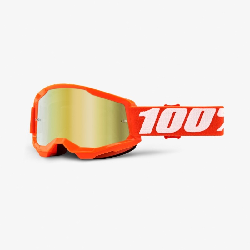 Gogle 100 % procent strata 2 pomaranczowe lustro
