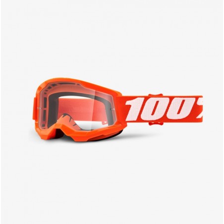 Gogle 100 procent strata 2 junior pomarańczowe