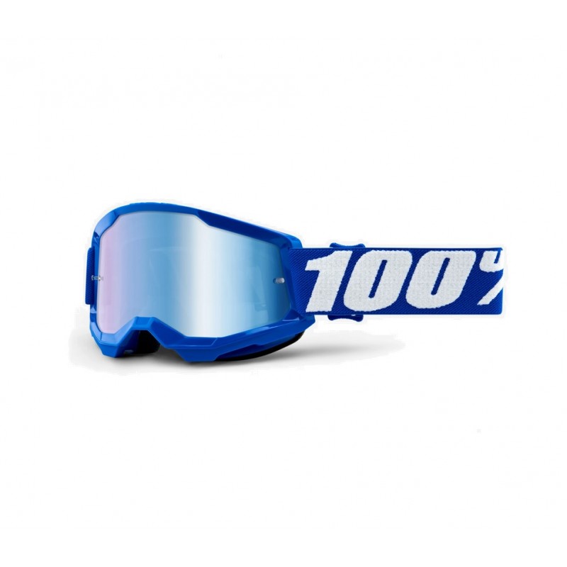 Gogle 100 procent 100% strata 2 junior niebiskieskie lustro
