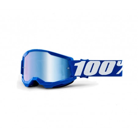 Gogle 100 procent 100% strata 2 junior niebiskieskie lustro