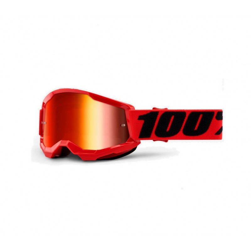 Gogle 100 procent 100% strata 2 junior Czerwone lustro