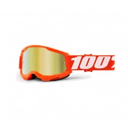 Gogle 100 procent 100% strata 2 junior pomarańczowe lustro