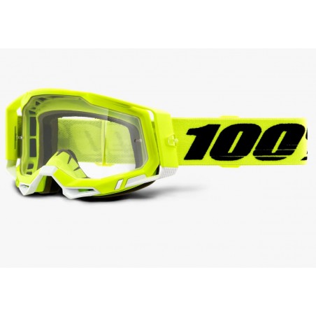 100% procent gogle RACECRAFT 2 żółte