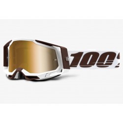 100% procent gogle RACECRAFT 2 Snowbird Złote lustro