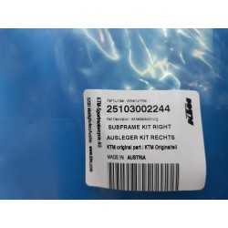 Husqvarna TE300i 20-21 tylny stelaż prawy subframe 25103002244