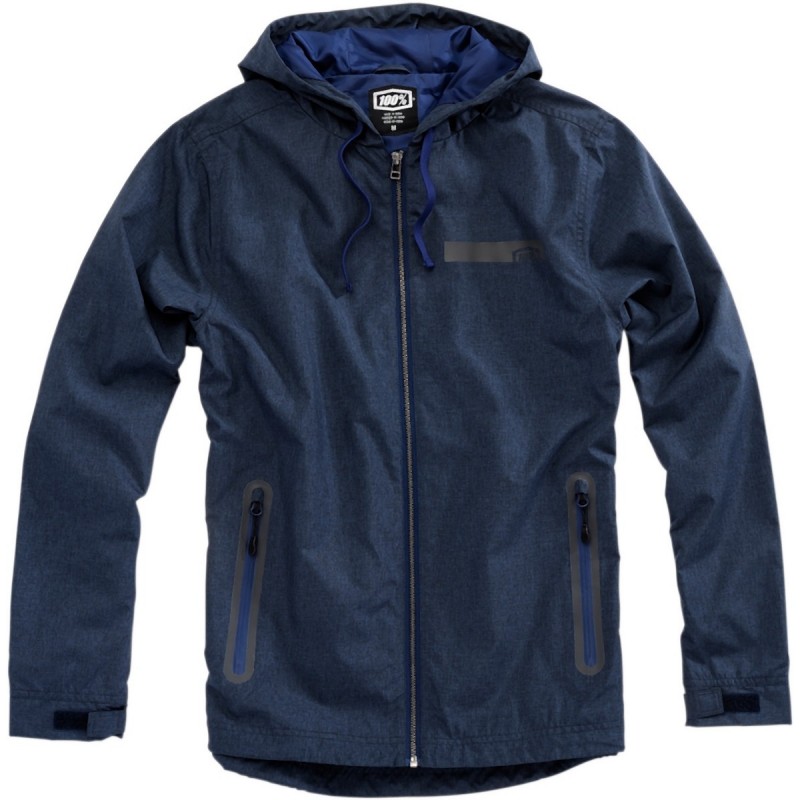 100% Kurtka Codzienna Z Kapturem Storbi Navy Kolor Niebieski Rozmiar L