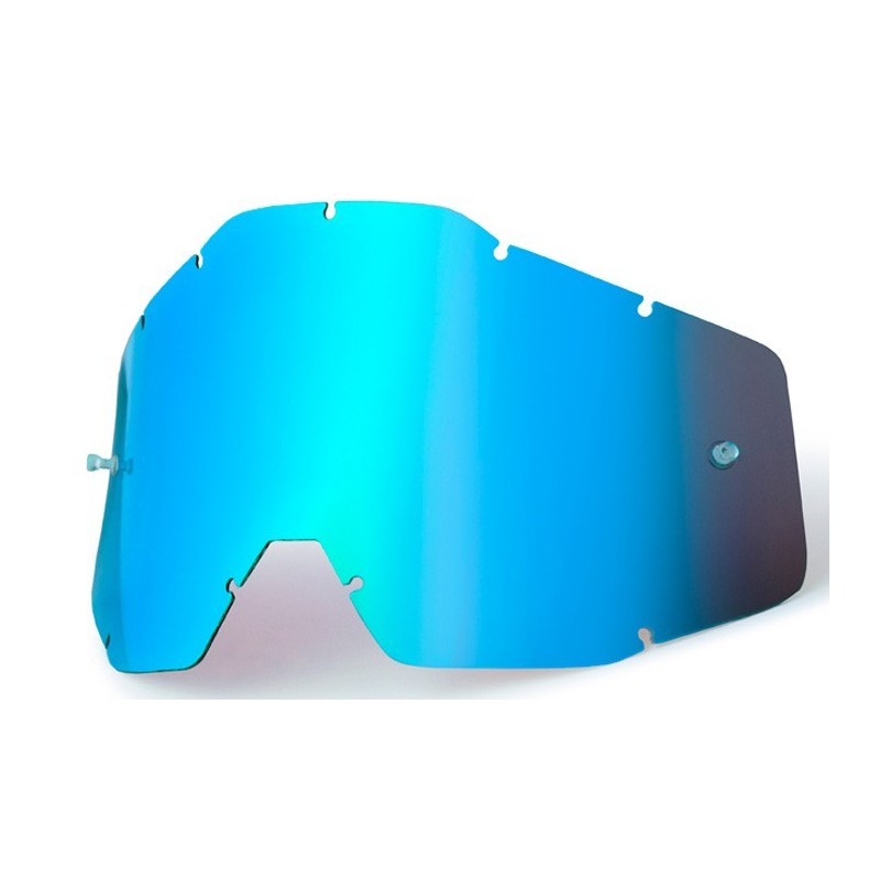 100% Szybka Pojedyncza Do Gogli Racecraft 1/Accuri 1/Strata 1 Blue Mirror Kolor Niebieskie Lustro Z Anti Fog