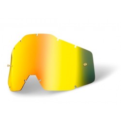 100% Szybka Do Gogli Junior Accuri 1/ Gold Mirror Kolor Złote Lustro Z Anti Fog