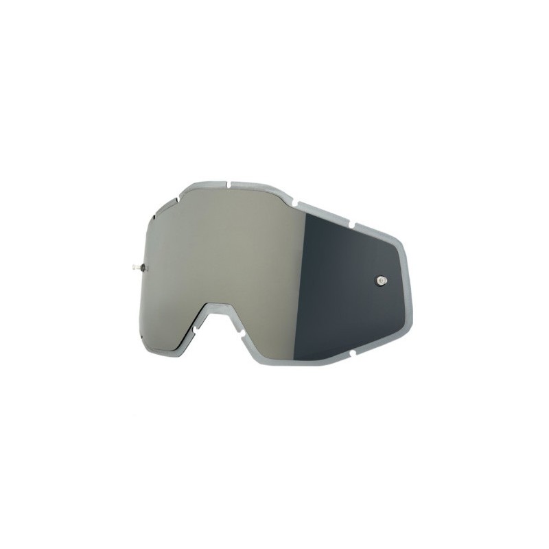 100% Szybka Double Injected Pasuje Do Racecraft+/Racecraft/Accuri/Strata - Silver Mirror/Smoke Anti-Fog