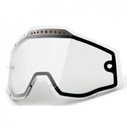 100% Szybka Enduro Podwójna Wentylowana Do Gogli Racecraft 1/Accuri 1/Strata 1 Clear Kolor Przeźroczysty Z Anti Fog