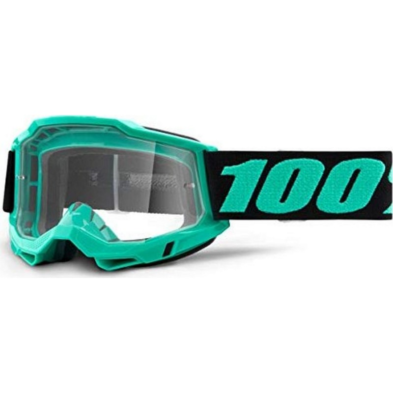 100% Fa20 Accuri 2 Goggle Tokyo - Clear Lens Gogle Accuri 2 Kolor Seledynowy/Czarny Szybka Przeźroczysta