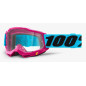 100% Fa20 Accuri 2 Goggle Lefleur - Clear Lens Gogle Accuri 2 Kolor Różowy/Niebieski/Czarny Szybka Przeźroczysta