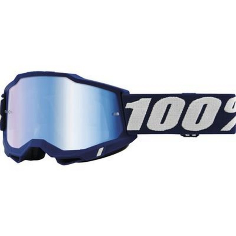 100% Fa20 Accuri 2 Goggle Deepmarine - Mirror Blue Lens Gogle Accuri 2 Kolor Granatowy Szybka Niebieskie Lustro