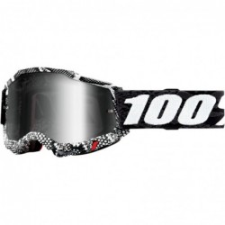 100% Fa20 Accuri 2 Goggle Cobra - Mirror Silver Lens Gogle Accuri 2 Kolor Czarny/Biały Szybka Srebrne Lustro