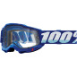 100% Fa20 Accuri 2 Enduro Moto Goggle Blue - Clear Dual Lens Gogle  Kolor Niebieski Szybka Podwójna Przeźroczysta