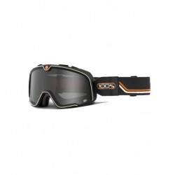 100% Fa20 Barstow Goggle Team Speed - Smoke Lens Gogle Barstow Bstw Kolor Czarny Szybka Przyciemniana Dymiona