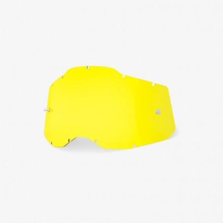 100% Rc2/Ac2/St2 Yellow, Szybka Do Gogli PojedyńCza Racecraft 2/ Accuri 2/ Strata 2 Kolor Żółty