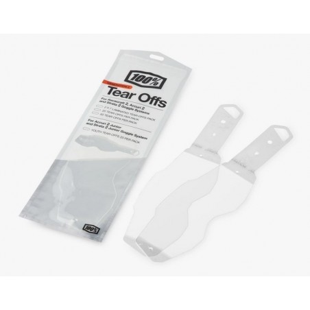 100% Rc2/Ac2/St2 Laminated Tear-Offs 2X7Pk - Zrywki Laminowane Do Gogli Racecraft 2/ Accuri 2/ Strata 2 Pakowane 2X7 Sztuk