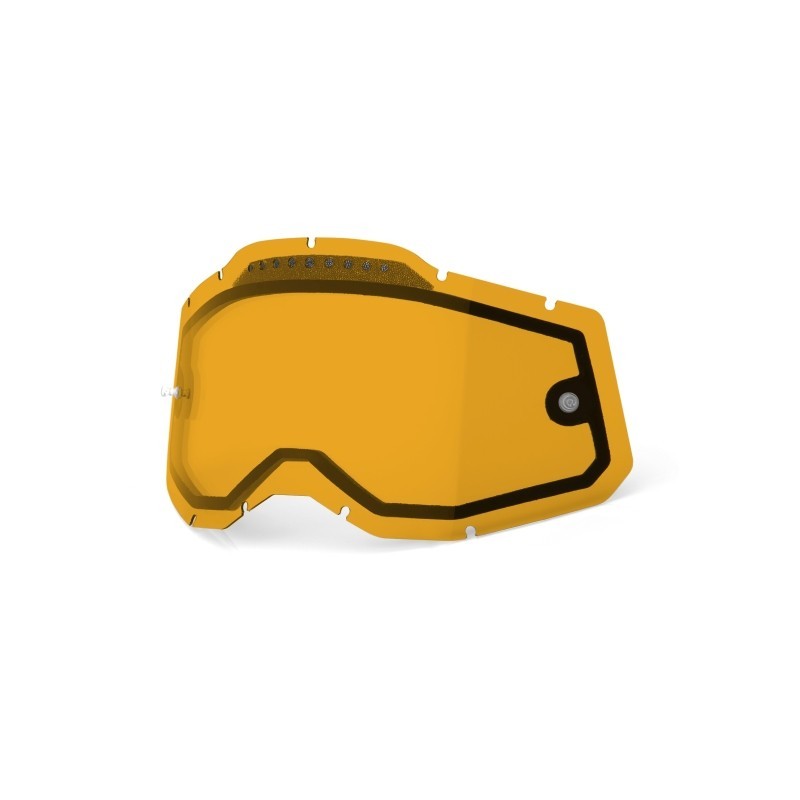 100% Rc2/Ac2/St2 Persimmon, Szybka Do Gogli Racecraft 2/Accuri 2/Strata2 Podwójna Wentylowana Kolor Złoty