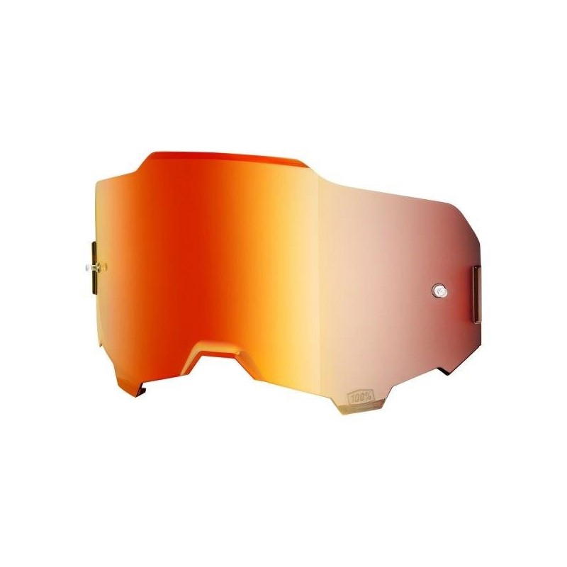 100% Armega Replacement Lens Red Mirror, Szybka Do Gogli Armega Kolor Czerwone Lustro