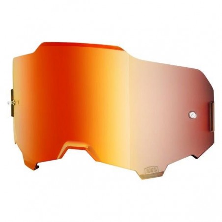 100% Armega Replacement Lens Red Mirror, Szybka Do Gogli Armega Kolor Czerwone Lustro