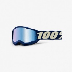 100% Accuri 2 Gogle Accuri 2 Youth Kolor Niebieski/Biały Szybka Niebieskie Lustro