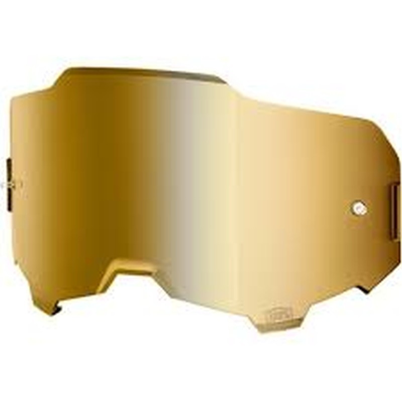 100% Armega Replacement Lens True Gold Mirror, Szybka Do Gogli Armega Kolor Złote Lustro