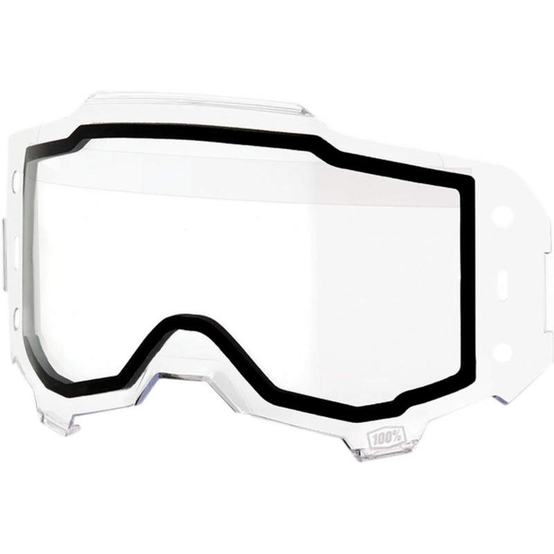 100% Armega Forecast Dual Pane Clear - Szybka Podwójna Do Gogli Armega Kolor Przeźroczysty