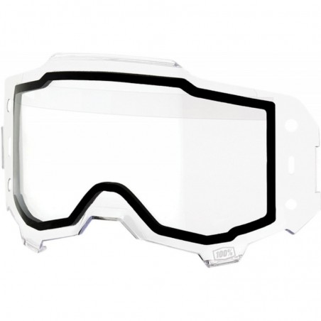 100% Armega Forecast Dual Pane Clear - Szybka Podwójna Do Gogli Armega Kolor Przeźroczysty