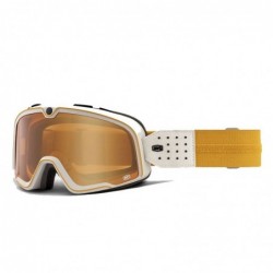100% Fa20 Barstow Goggle Oceanside - Persimmon Lens - Gogle Barstow Kolor Biały/PomarańCzowy Szybka PomarańCzowa