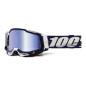 100% Sp21 Racecraft 2 Gogle Racecraft 2 Kolor Granatowy/Biały Szybka Niebieskie Lustro