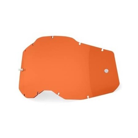 100% Rc2/Ac2/St2 Orange - Szybka Do Gogli PojedyńCza Racecraft 2/ Accuri 2/ Strata 2 Kolor PomarańCzowy
