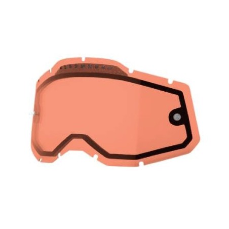 100% Rc2/Ac2/St2 Rose - Szybka Do Gogli Racecraft 2/ Accuri 2/ Strata 2 Podwójna Wentylowana Kolor Różowy