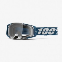 100% Fa21 Gogle Armega Albar - Clear Lens Kolor Niebieski/Srebrny Szybka Przeźroczysta