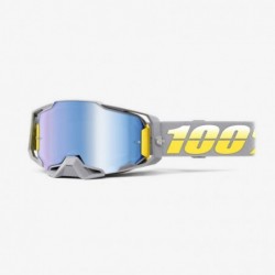 100% Fa21 Gogle Armega Complex - Mirror Blue Lens Kolor Szary/Żółty Szybka Niebieskie Lustro