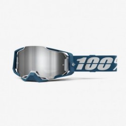 100% Fa21 Gogle Armega Albar - Flash Silver Lens Kolor Niebieski/Srebrny Szybke Srebrne Lustro