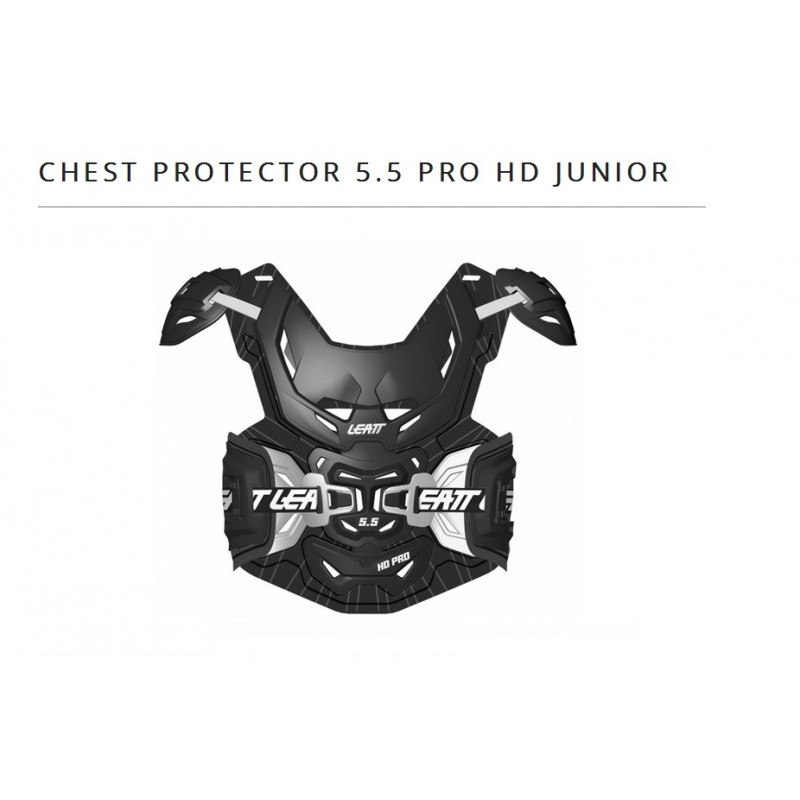 Leatt Buzer Chest Protector 5.5 Pro HD Junior Dziecięcy Czarny